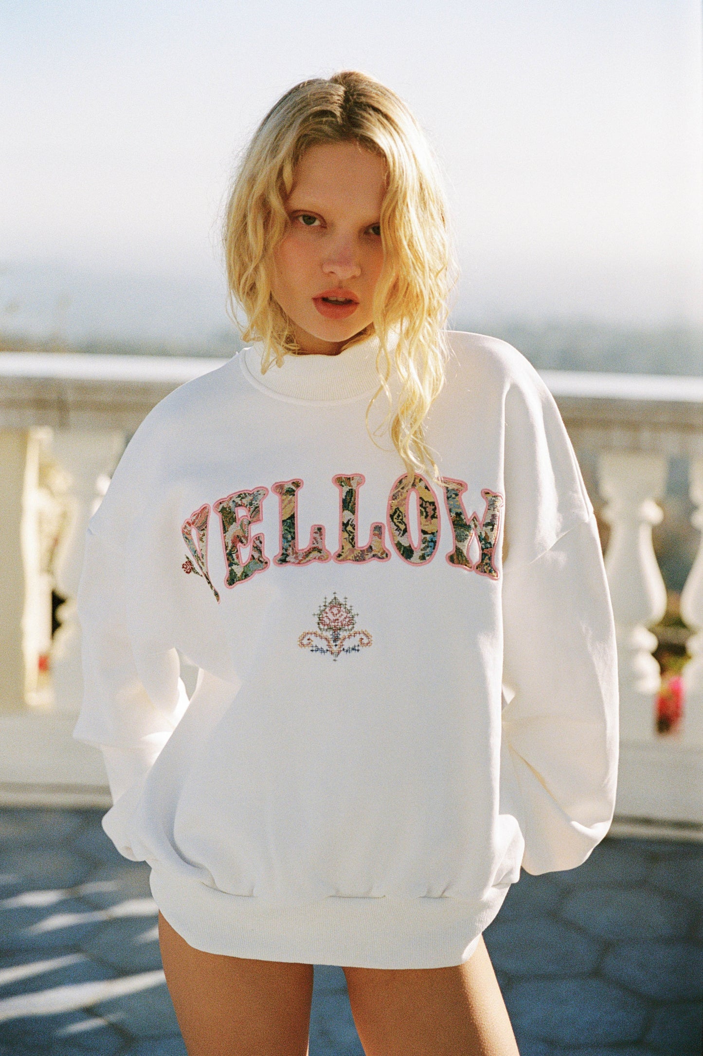 Cross Stitch Mockneck