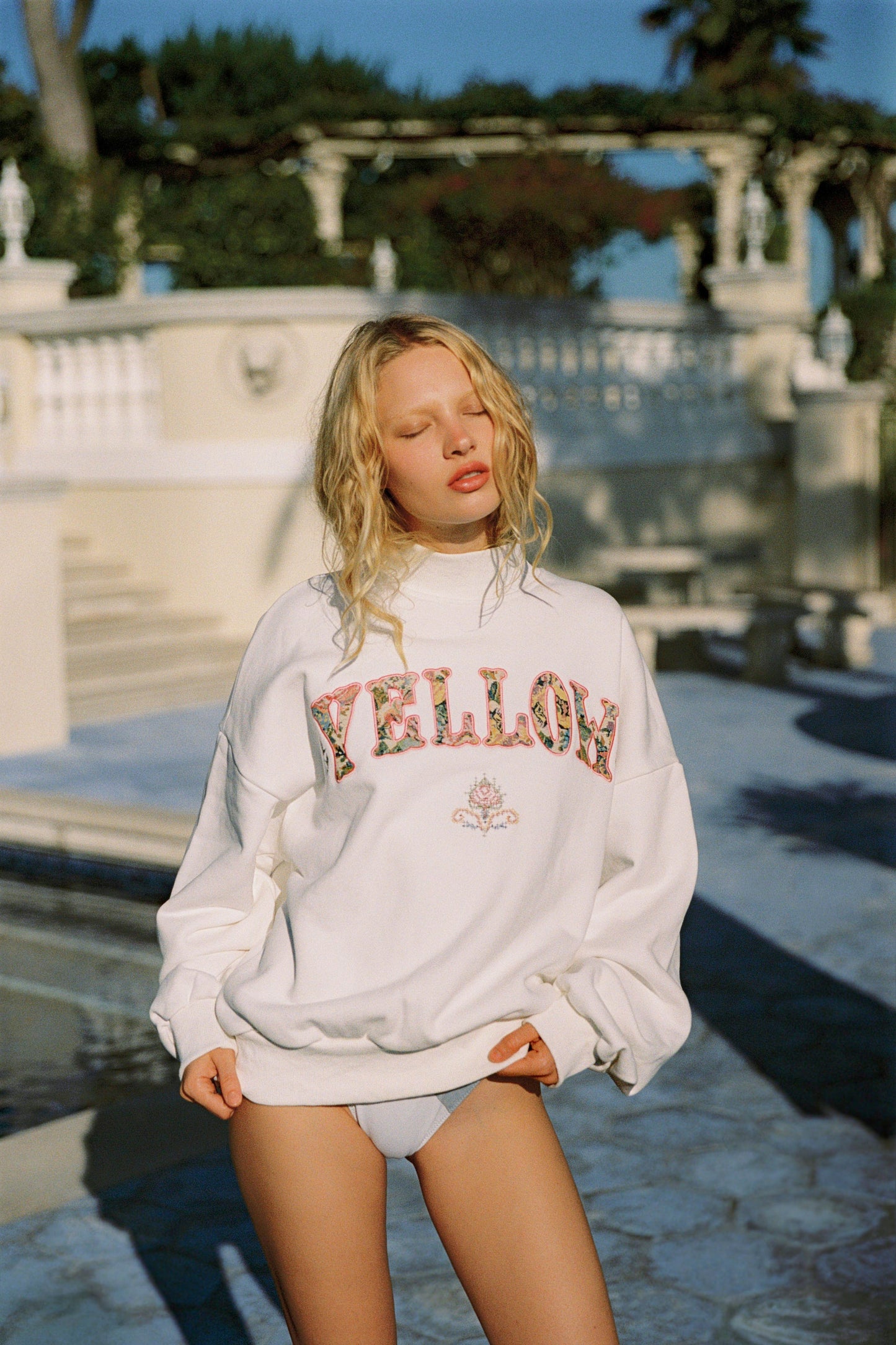 Cross Stitch Mockneck
