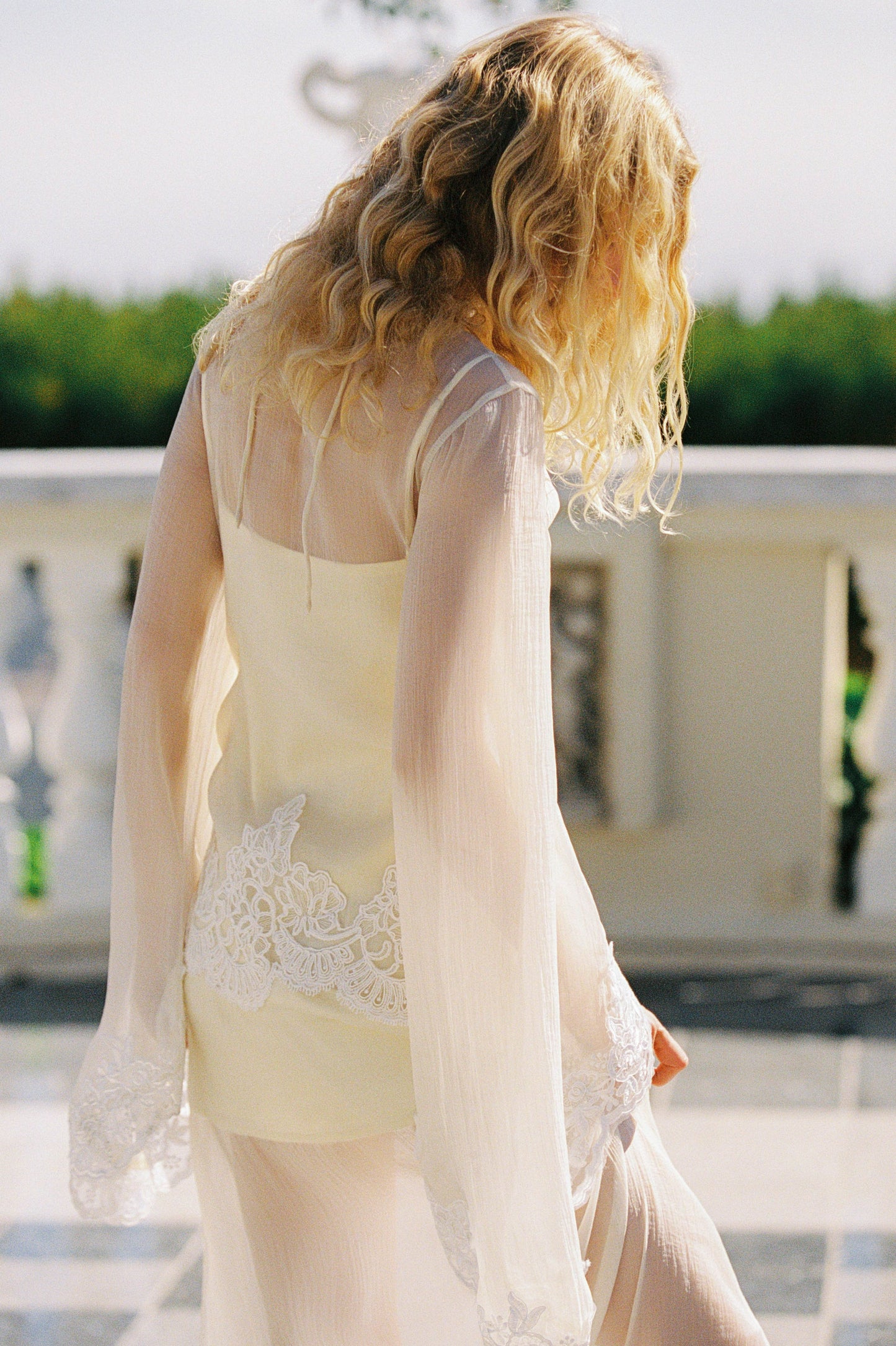 Liz Organza Dress — Pastel Yellow