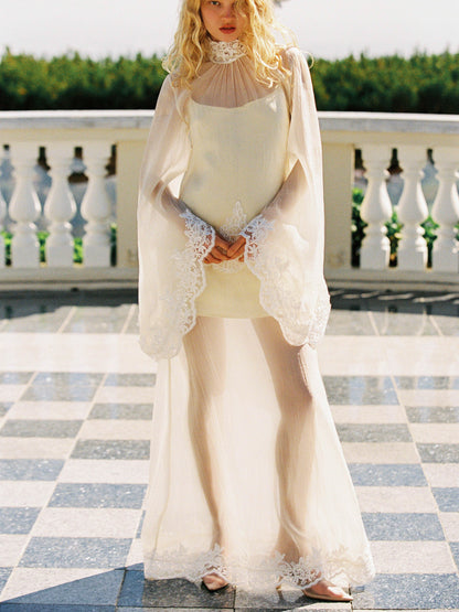 Liz Organza Dress — Pastel Yellow