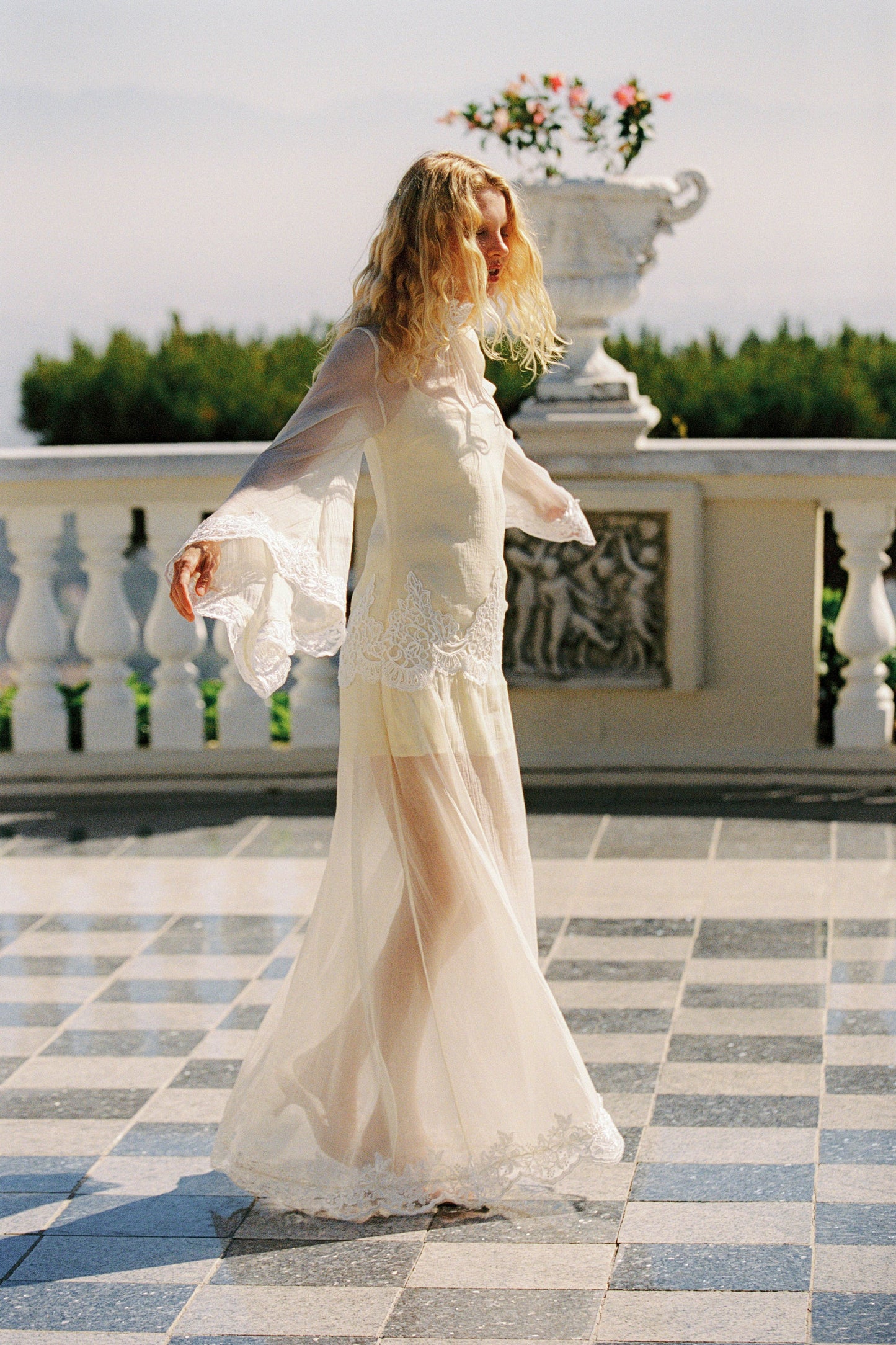 Liz Organza Dress — Pastel Yellow