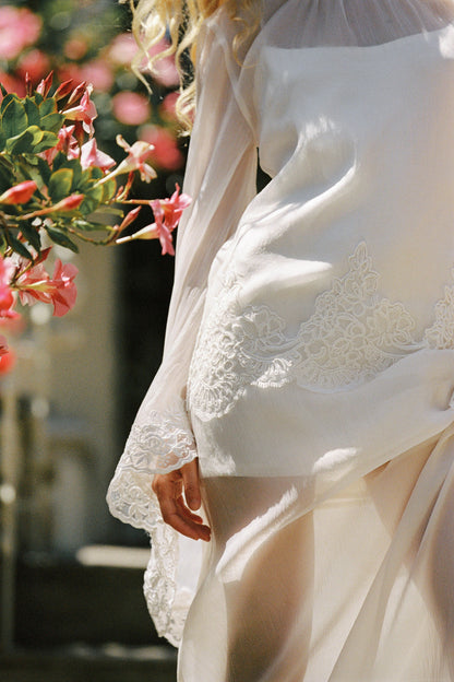 Liz Organza Dress — Ivory