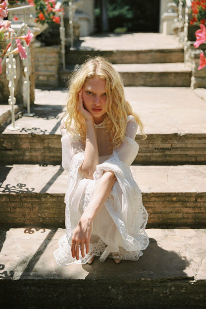 Liz Organza Dress — Ivory