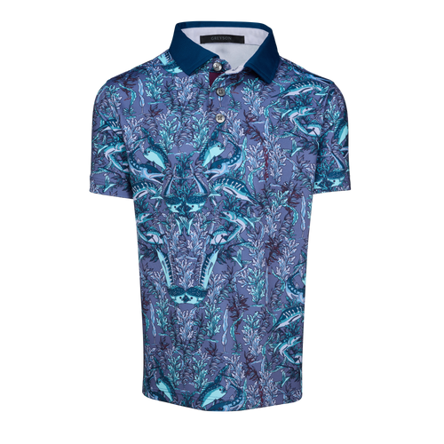 Boy's Marlin Curiosities Short Sleeve Polo