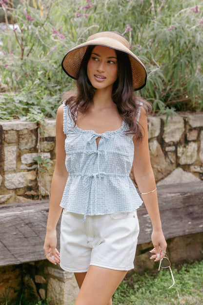 Brigid Hat - Tan/Black
