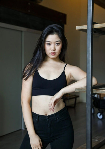 Leto Accessories Low Back Bralette