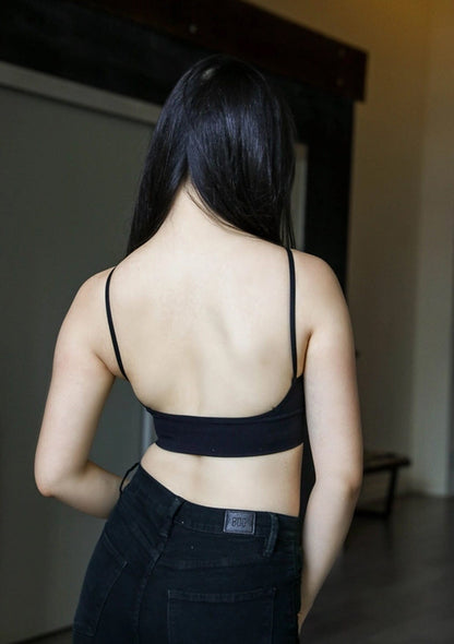 Leto Accessories Low Back Bralette