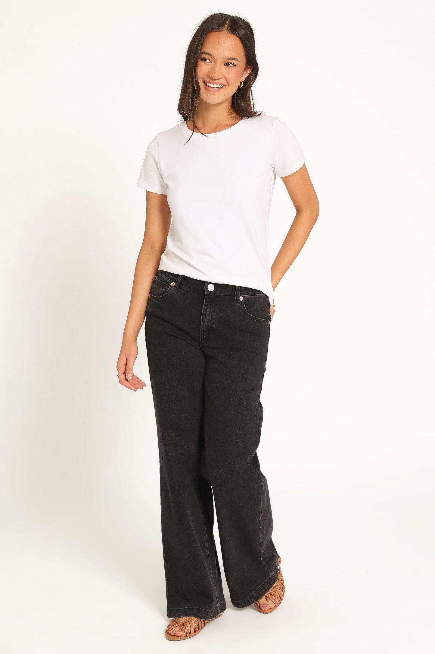 Abrand 95 Wide Leg Jeans - Brie