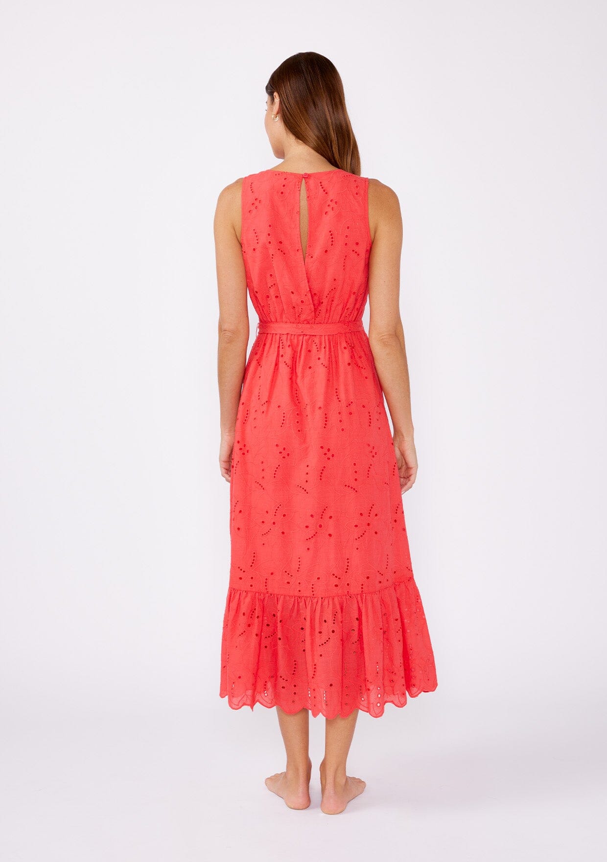 Sweetpea Eyelet Midi Dress
