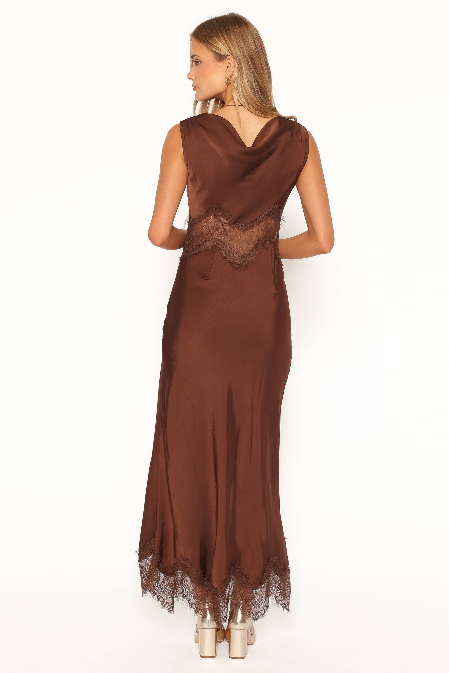 Belmont Midi Dress - Brown