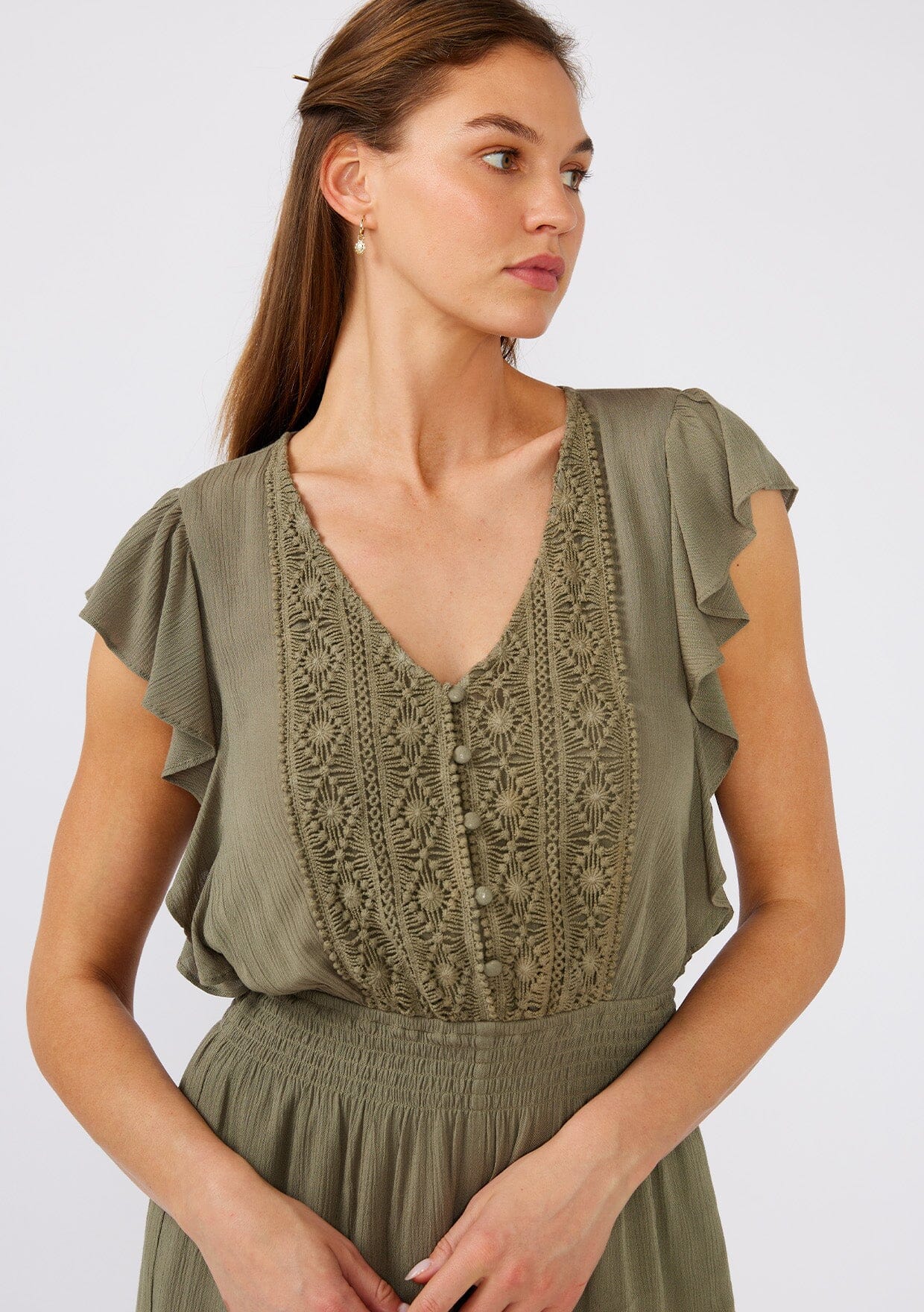 Moxie Crochet Short Romper