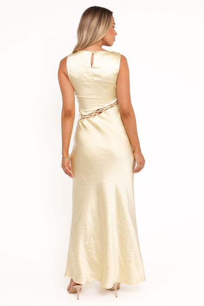 Adalia Maxi Dress - Butter Yellow