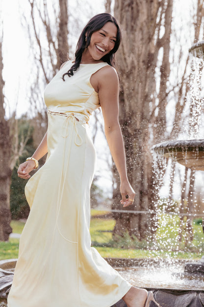 Adalia Maxi Dress - Butter Yellow