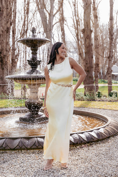Adalia Maxi Dress - Butter Yellow