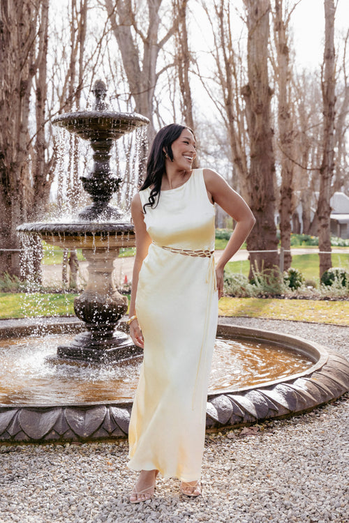 Adalia Maxi Dress - Butter Yellow