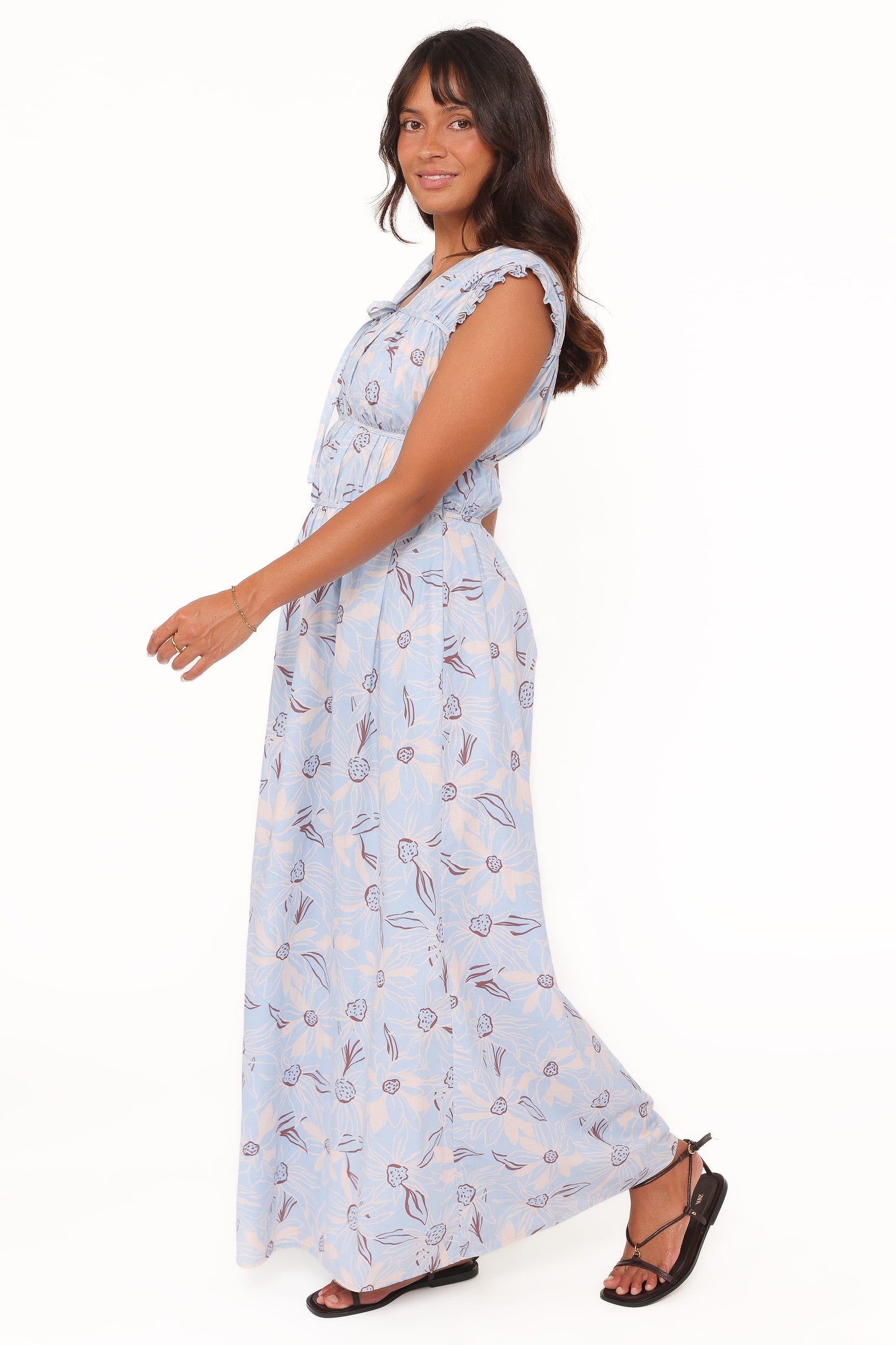 Bancroft Maxi Dress - Blue Flannel Floral