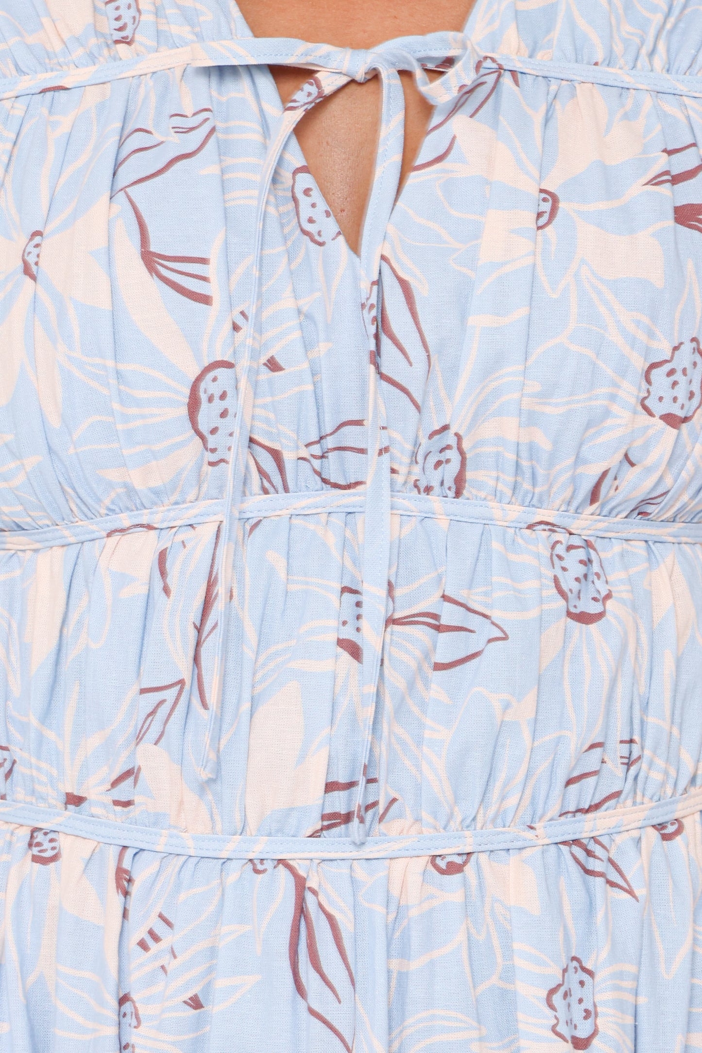 Bancroft Maxi Dress - Blue Flannel Floral