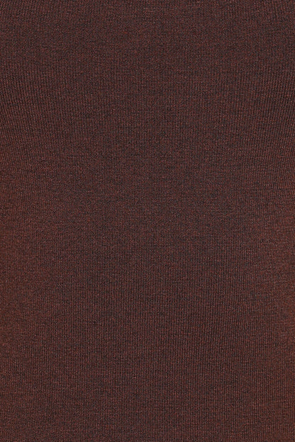 Beatrice Knitted Top - Chocolate