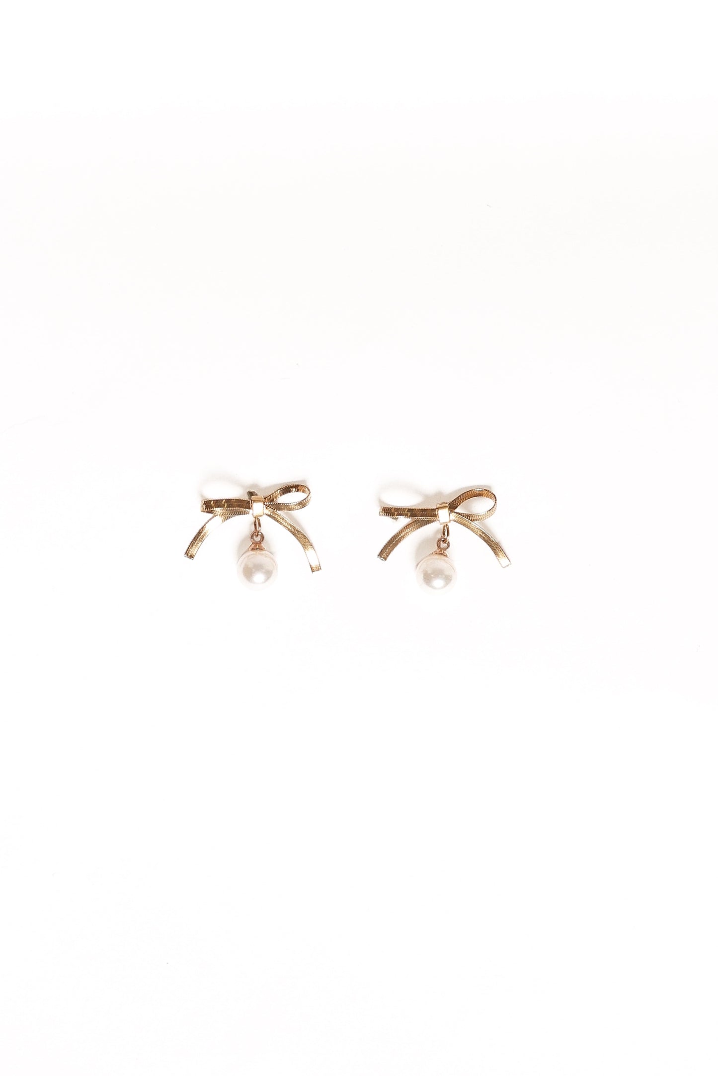 Aurora Bow Earrings - Gold