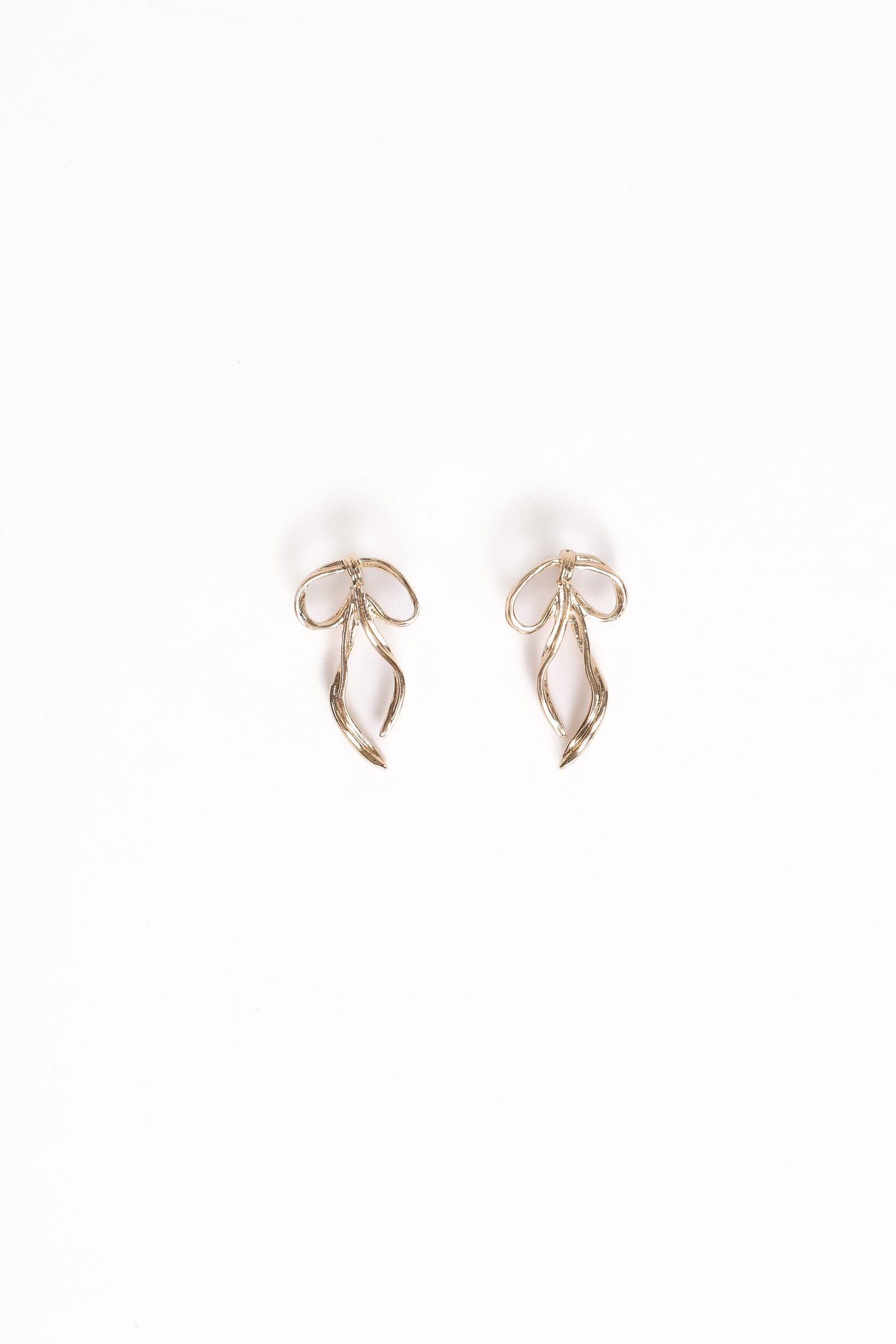 Avery Bow Earrings - Gold