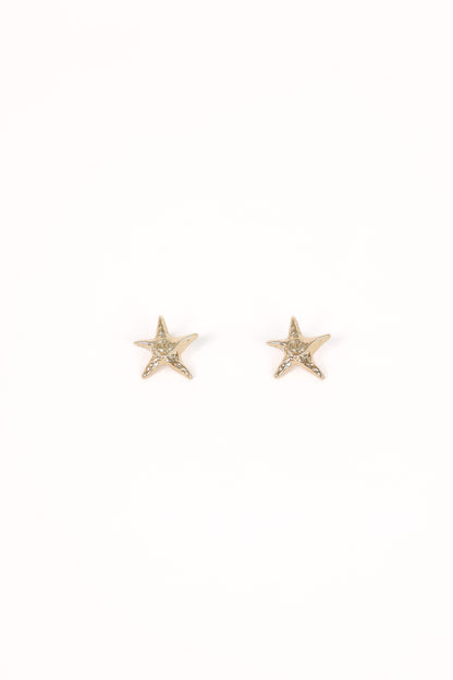 Bliss Starfish Earrings - Gold