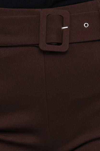 Benton Belted Pant - Brown