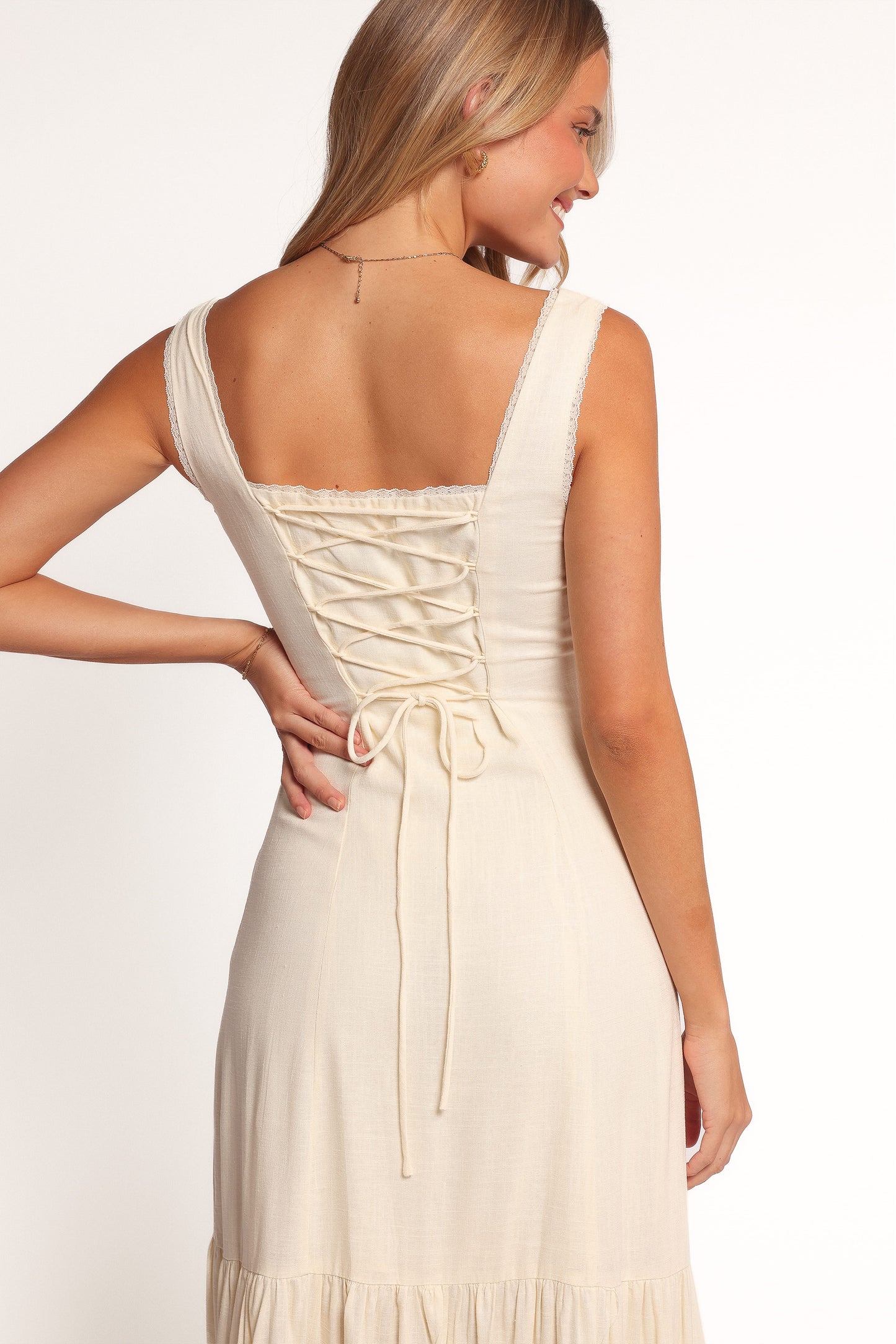 Brisa Maxi Dress - Cream