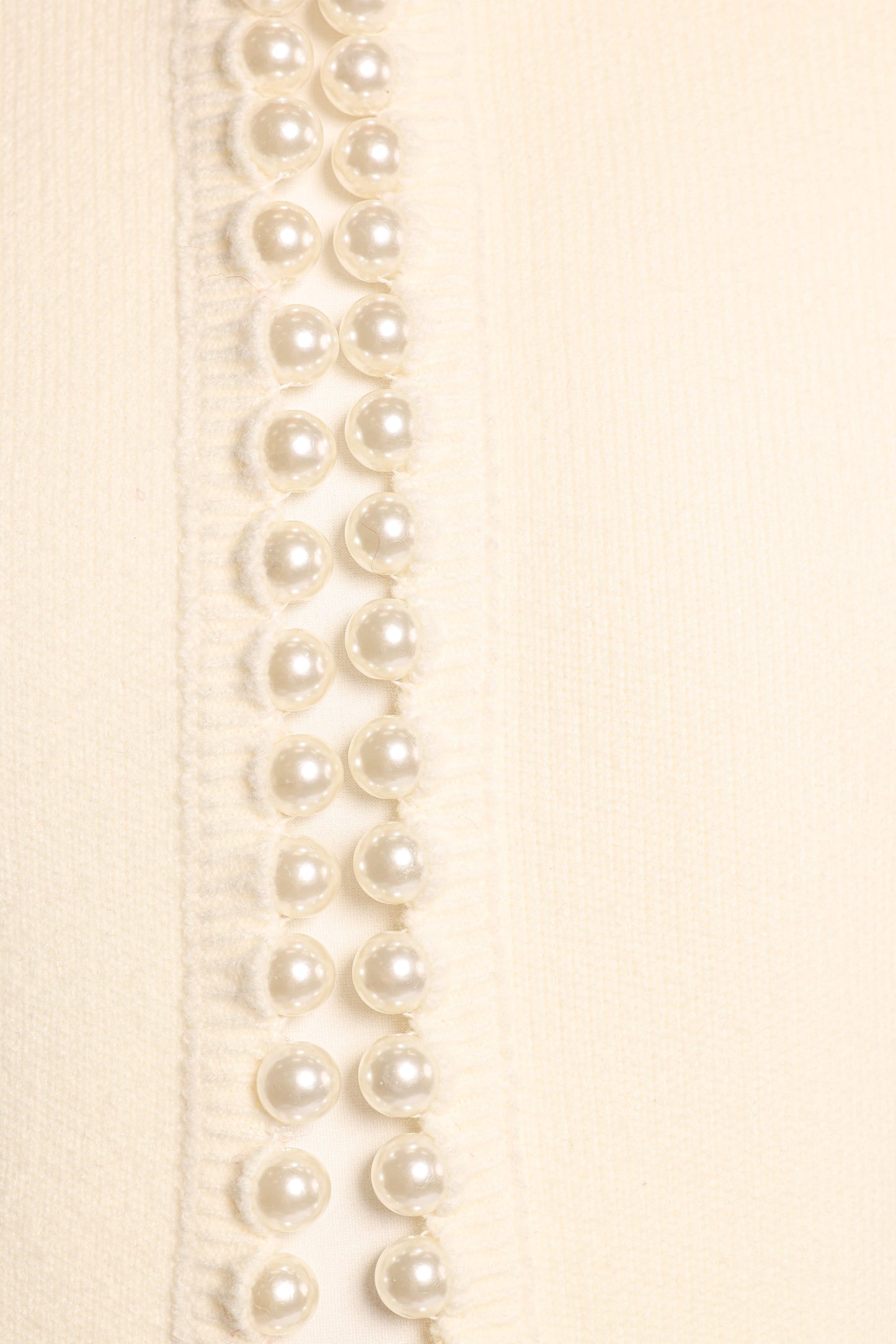 Bloom Pearl Knit Cardigan - Cream