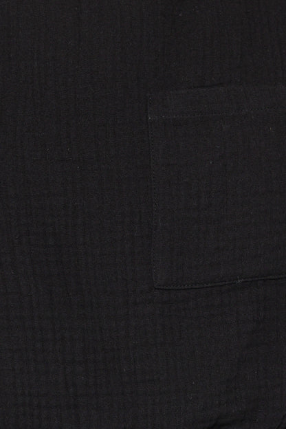 Brenna Cotton Jumpsuit - Black