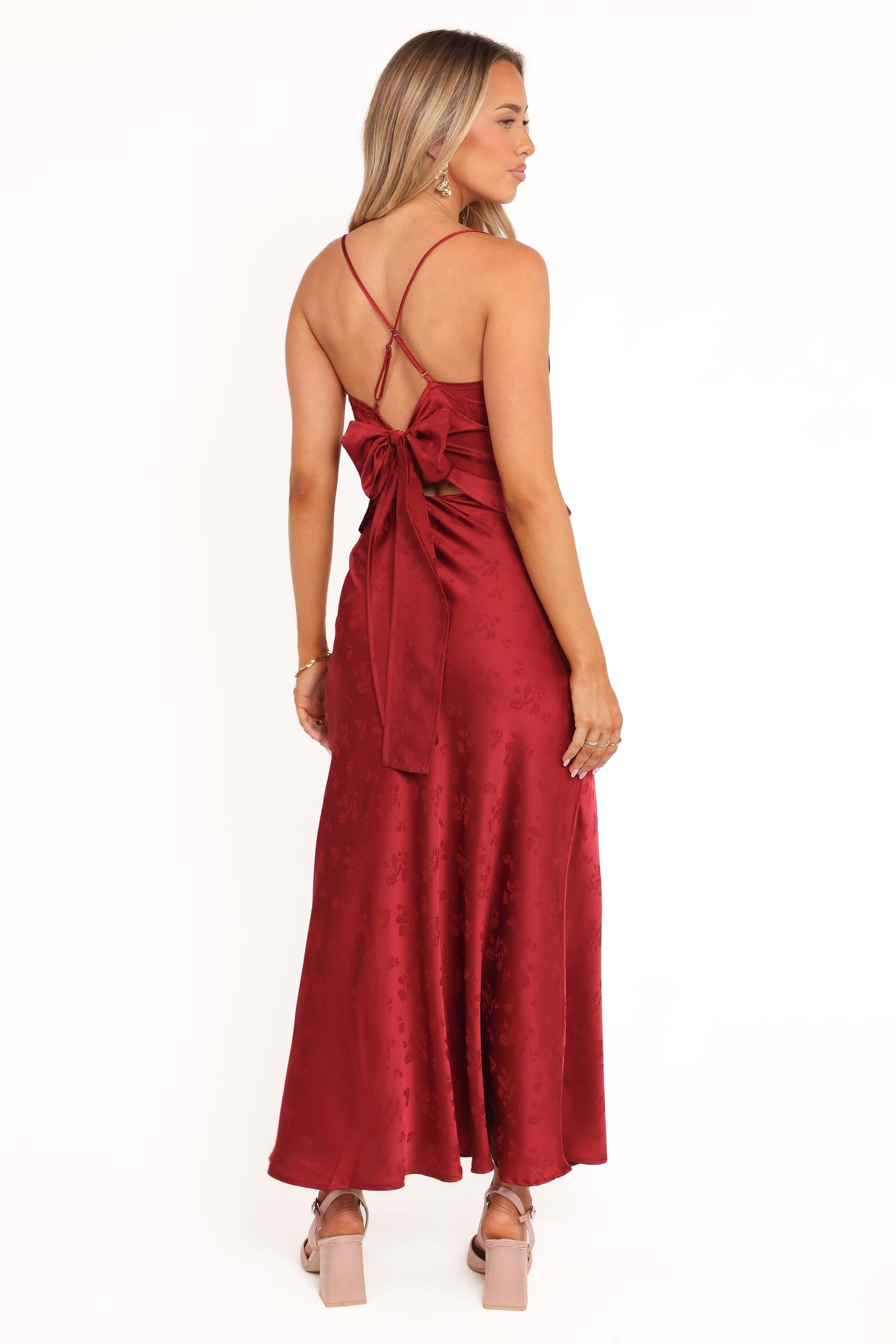 Belle Two Piece Set - Burgundy