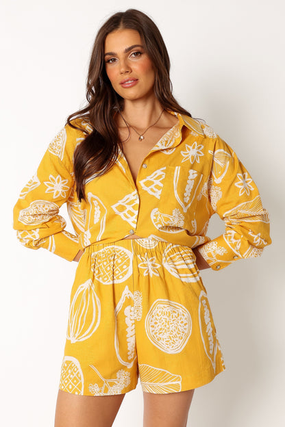 Bonnie Two Piece Set - Yellow