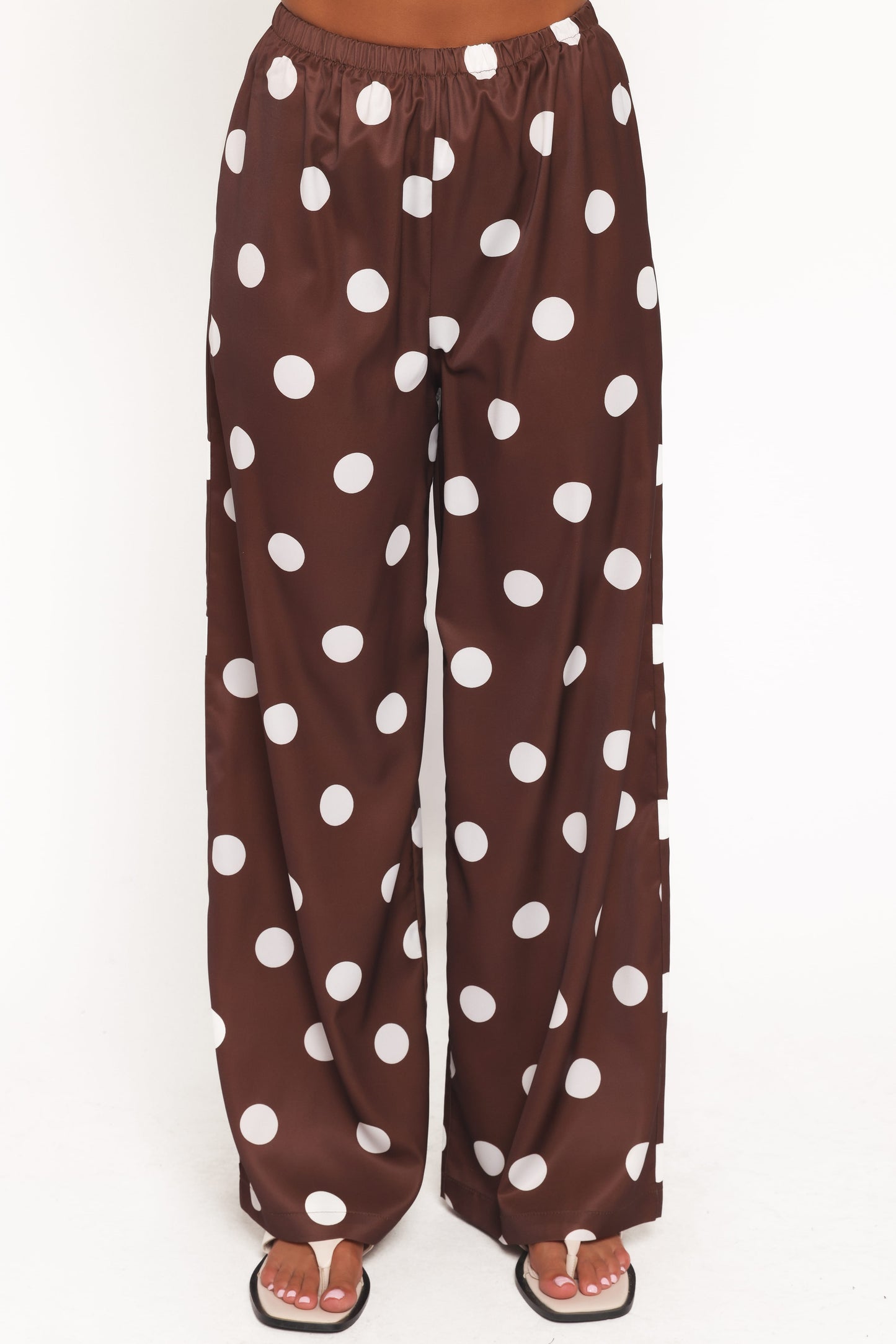 Brielle Polka Dot Set - Brown Polka Dot
