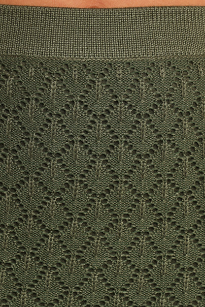 Asplie Knit Top - Olive