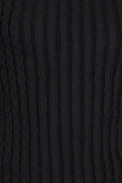 Bellatrix Textured Knit Top - Black